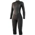 Mystic Brand 3/2mm Flatlock Dame Shorty Med Glidelås På Ryggen