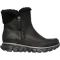 SKECHERS for woman. 44779 Synergy Booties - Collab black (36), Fabric, 1 to 3 cm, None, Casual, Imitation leather