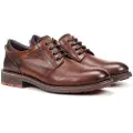 Fluchos for man. F1340 Terry Leather Shoes F1340 brown (44), Flat, Laces, Casual