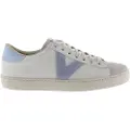 Victoria for woman. 1126142 Berlin Sneakers Leather & Split leather white, blue (36), Flat, Laces, Casual