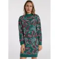 Victorio & Lucchino , V&L for woman. 3499665 Short Dress (XL), Casual, Green, Cotton, Long sleeve
