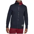 Under Armour Bluza męska Baseline Fleece Full Zip Hoodie czarna r. XS (1343006-002)