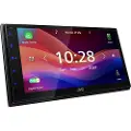 JVC KW-M595DBT, Sort, 22 W, 20 - 20000 Hz, 4 O, NTSC, PAL, AAC, FLAC, MP3, WAV, WMA