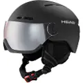 Head Knight, Skihjelm med Visir, Black