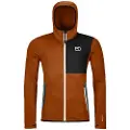 Ortovox Hooded Fleecejakke brun
