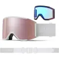 Smith Squad MAG, Skibriller, White Vapor
