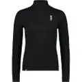 Mons Royale Merino Cascade Flex Mock Neck Teknisk skjorte svart