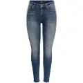ONLY Blush Life Mid Waist Skinny Ankle Jeans