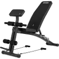 Zipro Treningsbenk Volume med benpress og biceps curl støtte