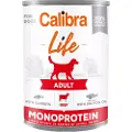 Calibra Life Can Adult Kalvekjøtt Med Gulrøtter 6x400g Hundemat
