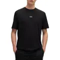 Hugo Boss for man. 50473278 T-shirt Chup black (XL), Casual, Cotton, Short sleeve