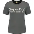 Superdry Metallic Venue Relaxed Kortarmet T-skjorte