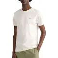 Gant Contrast Logo Kortarmet T-skjorte