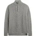Superdry Jacob Cable Genser Med Halv Glidelås