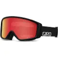 Giro INDEX ASIAN FIT, Enkeltlinse, Sort, Unisex, Sylindrisk (flat) linse, Sort, Oransje
