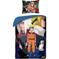 MCU Naruto Sengetøj 140 x 200 cm - 100 procent bomuld