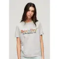 Superdry Rainbow Logo Relaxed Kortarmet T-skjorte