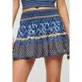 Superdry Printed Shirred Kort Skjørt