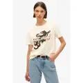 Superdry Tattoo Script Relaxed Kortarmet T-skjorte