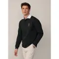 Hackett Heritage Harry Rugby Langermet Poloskjorte