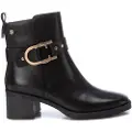 Carmela for woman. 16199902-NEGRO Leather Ankle Boots 161999 Black (36), 5 to 8 cm, Zip, Casual