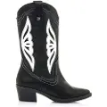 Mtng for woman. 50669 Black Teo leather boots -Heel height 5cm (37), 5 to 8 cm, None, Casual