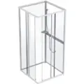 Geberit Ifö Next kabineoverdel NKH 88 VK hvid/klar glas