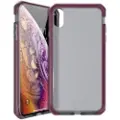 Itskins Supreme // Frost - Baksidedeksel for mobiltelefon - TPE, termoplast-polyuretan (TPU) - røyk, fuksia - for Apple iPhone X, XS
