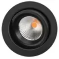 SG Junistar ECO Isosafe Sort 590lm 3000K Ra 98 Bagkantsdæmp i en 8 stk. pakke.