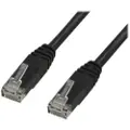 X-SHIELD - Koblingskabel - RJ-45 (hann) til RJ-45 (hann) - 10 m - UTP - CAT 6 - halogenfri, formstøpt - svart
