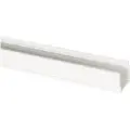 SOLAR PLUS Aluminiumprofil Art High 2m, hvidlakeret høj U-profil til belysning inde og ude, Max kølingseffekt 23 W/m PROFESSIONEL