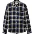 Tom Tailor 1037458 Relaxed Checked Skjorte Med Lange Ermer