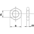 Lemvigh-Muller M 20 DIN 439-04 FZB kontramøtrik - (100 stk.)