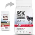 Raw Paleo Ultra Medium Og Stort Storfekjøtt Voksen Hundefôr 10kg