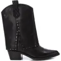 Carmela for woman. 16196101-NEGRO Leather ankle boots 161961 Black (36), 3 to 5 cm, None, Casual