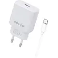 Beline PD 3.0 USB-C GaN-lader - 30 W - hvit