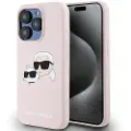 Karl Lagerfeld Klhmp15xskchpplp Iphone 15 Pro Max 6.7 Silicone Karl&choupette Telefondeksel