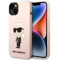 Karl Lagerfeld Klhmp14msnikbcp Iphone 14 Plus15 Plus 6.7 Silicone Ikonik Telefondeksel