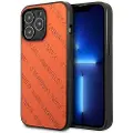 Karl Lagerfeld Klhcp13lptlo Iphone 13 Pro13 6.1 Orangeorange Perforated Allover Telefondeksel