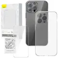 Baseus Gjennomsiktig etui og herdet glass sett Corning for iPhone 14 Pro