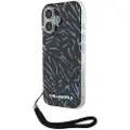 Karl Lagerfeld Zebra med ledning Apple iPhone 16 Plus-deksel - lilla telefondeksel
