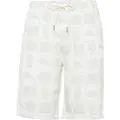 Denim Project Printed Linen Long Shorts mønster