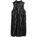 Superdry Sequin A Line Ermeløs Kort Kjole
