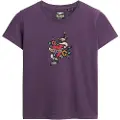Superdry Small Tattoo Rhinest Fittd Kortarmet T-skjorte