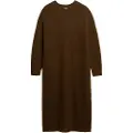 Superdry Slouch Lang Ermet Midi-kjole