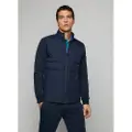 Hackett Hs Quilt Hybrid Genser Med Hel Glidelås