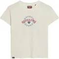 Superdry Tattoo Rhinestone Fitted Kortarmet T-skjorte