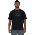 New Balance Sport Essentials Linear Kortarmet T-skjorte