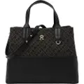 Tommy Hilfiger for woman. AW0AW17071 Satchel bag black, brown (OSFA), Casual, Polyurethane