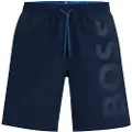 Hugo Boss for man. 50509127 Orca navy swimming costume (L), Beachwear, Recycled Polister, Sustainable